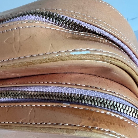 Louis Vuitton LV Backpack Bag  Orange Vernis Authentic - Picture 12 of 13